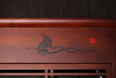 Wooden Tea Tray Horse