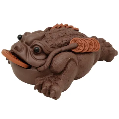 Třínohá žába hojnosti velká barevná
