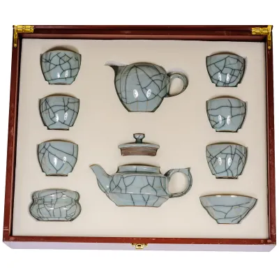 Long Quan Qing Ci Porcelain Tea Set