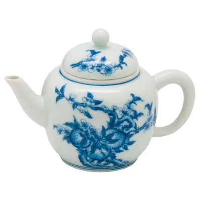 Teapot Blue Plum