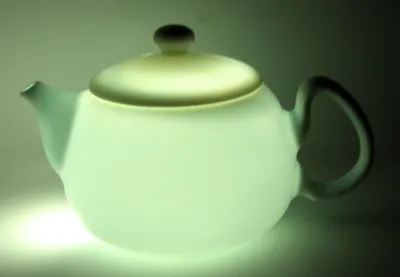 Bluish-Green Teapot