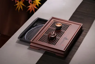 Wooden Tea Tray Horse
